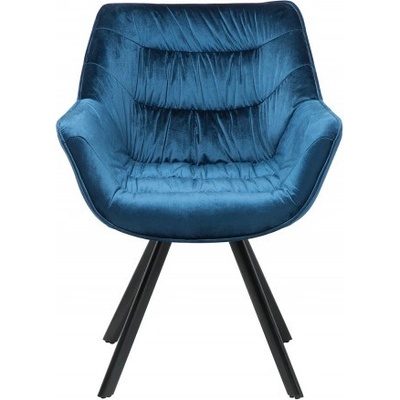 Ainnde Dutch Comfort modré samet 2 ks