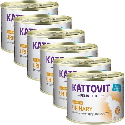 Kattovit Urinary kuracie 6 x 185 g
