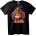 NOONEBRAND Тениска с Ацтекски Чиби Воин - XL, Black