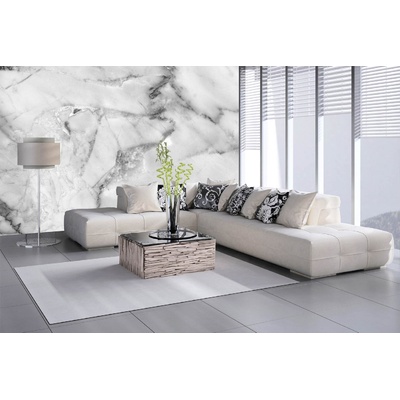 DIMEX ART Самозалепваща се флизелинова фототапета светъл мрамор 375 x 250 см