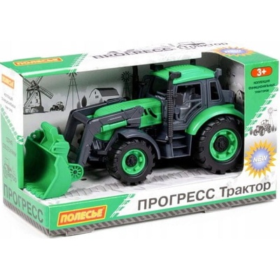 Wader Polesie Traktor nakladač Progress Zelená Inerciální