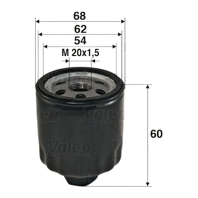 Olejový filter VALEO 586011