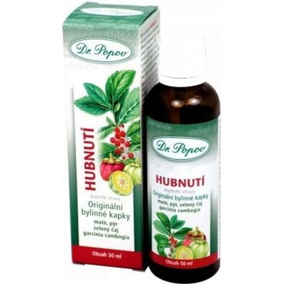 Dr. Popov Hubnutí bylinné kapky 50 ml