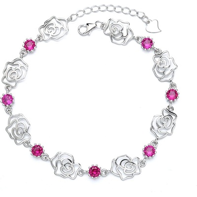 Silenti Jewelry Сребърна гривна "Пепел от Рози