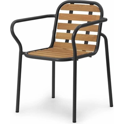 Normann Copenhagen Židle s područkami Vig Robinia, black