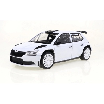 FOX18 Škoda Fabia R5 Rally2 evo Plain Body Version 1:18