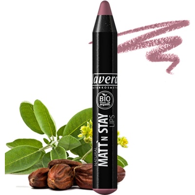 Lavera Matující dlouhotrvající rtěnka 01 Tmavě růžová 3,1 g