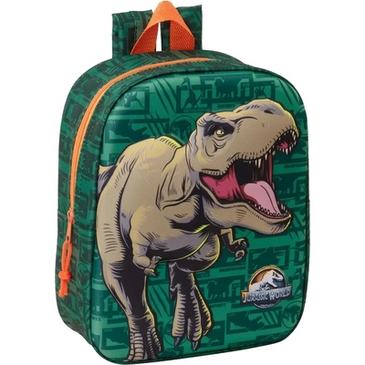 SAFTA Раница за детска градина 3d jurassic world