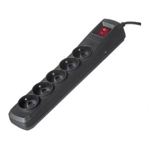 Activejet черен разклонител с кабел ACJ COMBO 5G/5M/BEZP. AUTO/CZ (ACP-5GN 5M CZ)