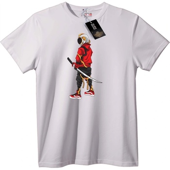 NOONEBRAND Тениска Астронавт Самурай - L, White