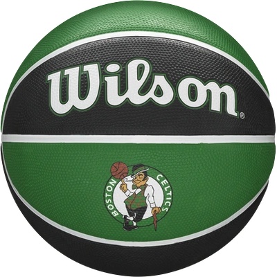 Wilson Баскетболна топка за игра на открито, размер 7 - wilson nba team tribute - boston celtics