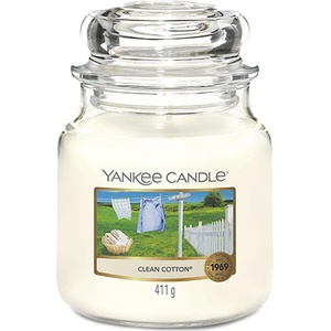 Yankee Candle Clean Cotton ароматна свещ унисекс 104 гр