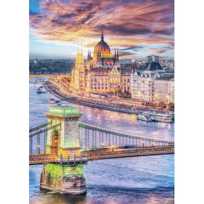 Dino - Puzzle Chain Bridge, Budapest - 1 000 piese