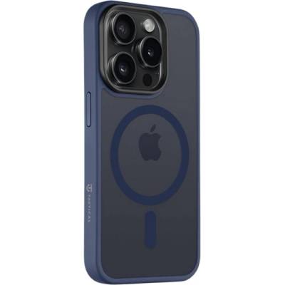 Tactical iPhone 15 Pro TACTICAL MAGFORCE HYPERSTEALTH силиконов протектор за телефон, устойчив на удар, MagSafe, BREATH BLUE 57983115961 (57983115961)
