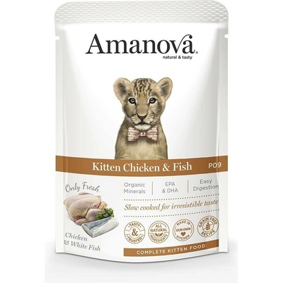 Amanova Kitten Chicken Fish GF 85 g