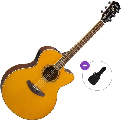 Yamaha CPX600 Basic SET Vintage Tint Електро-акустична китара Джъмбо