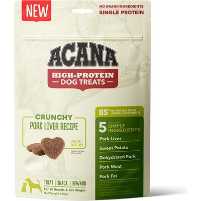 Acana High-Protein Treats Crunchy Pork Liver 100 g