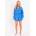 Missy Empire Къси панталони Missy Empire Cotton Oversized High Waisted Runner Shorts - Cobalt