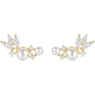 Olivie stříbrné náušnice ARIEL GOLD 8686