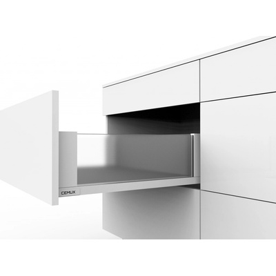 Cemux H Box SLIM skleněné bočnice H167 500 mm bílá
