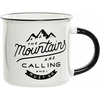 Item international Порцеланови чаша с надпис "The Mountains are calling and I must go" 340мл (2017)