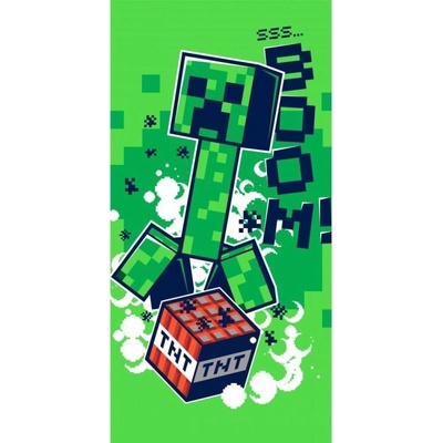 Jerry Fabrics Detská osuška 70x140 cm ‒ Minecraft Boom