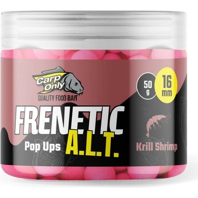 Carp Only Plávajúce Boilies Frenetic A.L.T. Hi-Visual Pop Ups 16 mm 50 g - Krill Shrimp