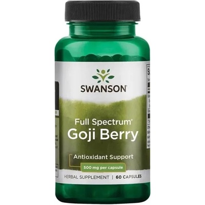 Swanson Full Spectrum Goji Berry, 500 mg, 60 капсули, Swanson (SW1115)
