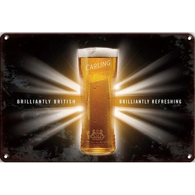 Ceduľa Carling Britisch Beer