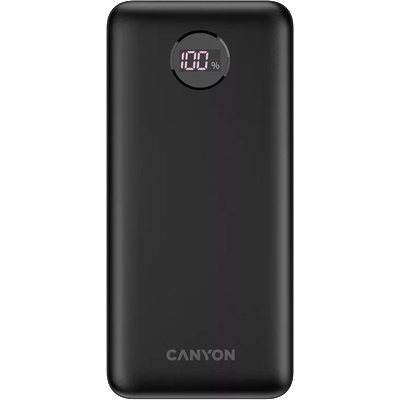 CANYON Преносима батерия Canyon PB-2002, 20000mAh, Black | CNE-CPB2002B (CNE-CPB2002B)