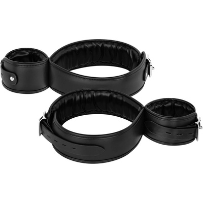 Bedroom Fantasies Thigh & Wrist Bondage Black