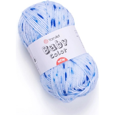 Yarn Art příze Baby Color 210 variace modré