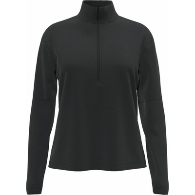 Icebreaker W Mer 360 Realfleece Elem LS Half Z Black
