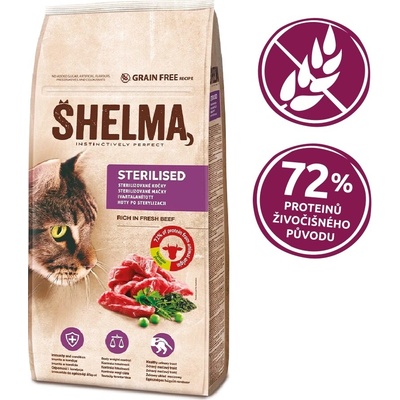 Shelma Sterilised Grain Free Beef 8 kg