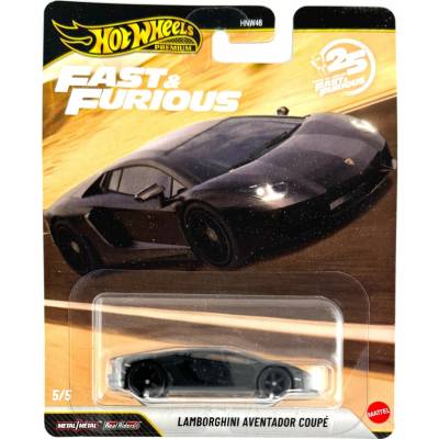 Mattel Hot Wheels Premium Fast And Furious Lamborghini Aventador Coupe