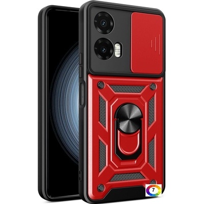 Motorola Moto G35 5G Удароустойчив Ring Holder/ Sliding Camera Cover Design Калъф и Протектор