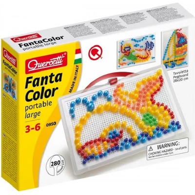 Quercetti Мозайка от 280 части Quercetti - Fantacolor Portable Large (950)