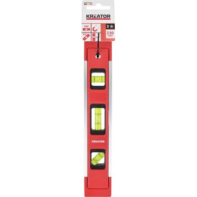 Vodováha TORPÉDO 230mm magnetická KREATOR KRT706001