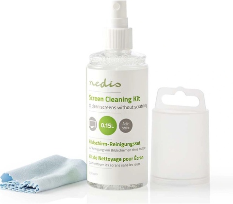 Nedis CLSN100TP čisticí sada na obrazovky 150 ml + utěrka