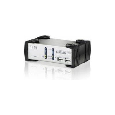 ATEN Превключвател KVMP ATEN CS1732A, 2-портов, PS/2-USB, VGA/Audio, ATEN-CS1732AC-AT