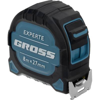 GROSS Магнитна ролетка Gross Experte 32576, 8 м x 27 мм, двустранна