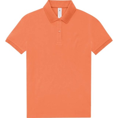 B&C Collection B&C MY POLO 210 / Дамска поло тениска от пике от тежък памук - цвят амалфи корал L (01W463zm403)