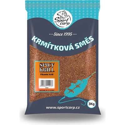 Sportcarp vnadící směs 3 kg Spicy Krill – Hledejceny.cz