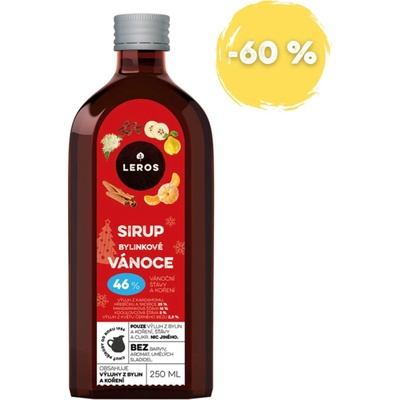 Leros Sirup Bylinkové vánoce 250 ml