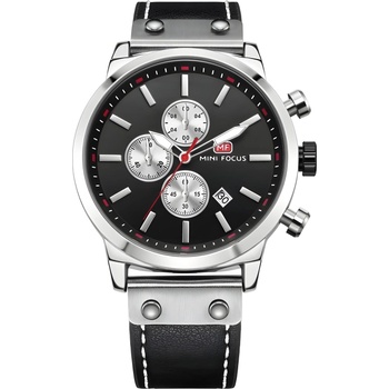 MINI FOCUS Часовник Mini Focus TO-23855 - Сребристо / Черно KP23855 (TO-23855)