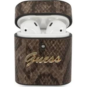 Guess GUACA2PUSNSMLBR калъф за AirPods кафяв, Python Collection (GUACA2PUSNSMLBR)