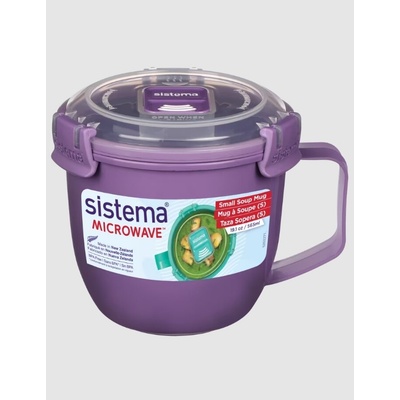 Sistema Hrnek na polévku Microwave 565 ml fialová – Zboží Mobilmania
