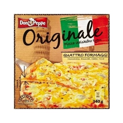 Don Peppe Originale Pizza quattro formaggi 340 g – Zbozi.Blesk.cz