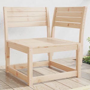 vidaXL Градински ъглов диван, 73x73x78 см, борово дърво масив (844664)