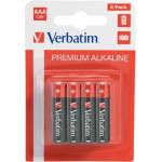 Verbatim ALKALINE BATTERY AAA 8 PACK (HANGCARD) (49502) - TechnoGear